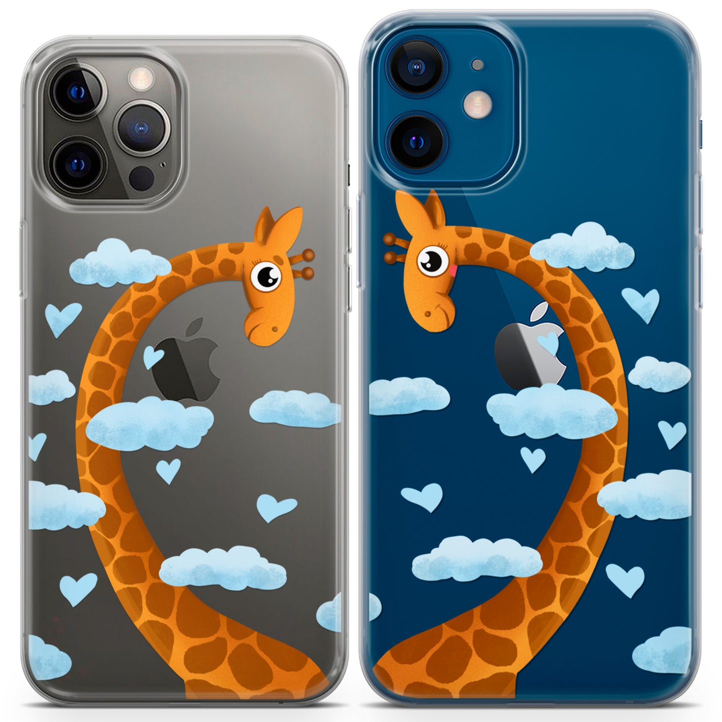 Cavka iPhone Couple Cases Adorable Giraffes