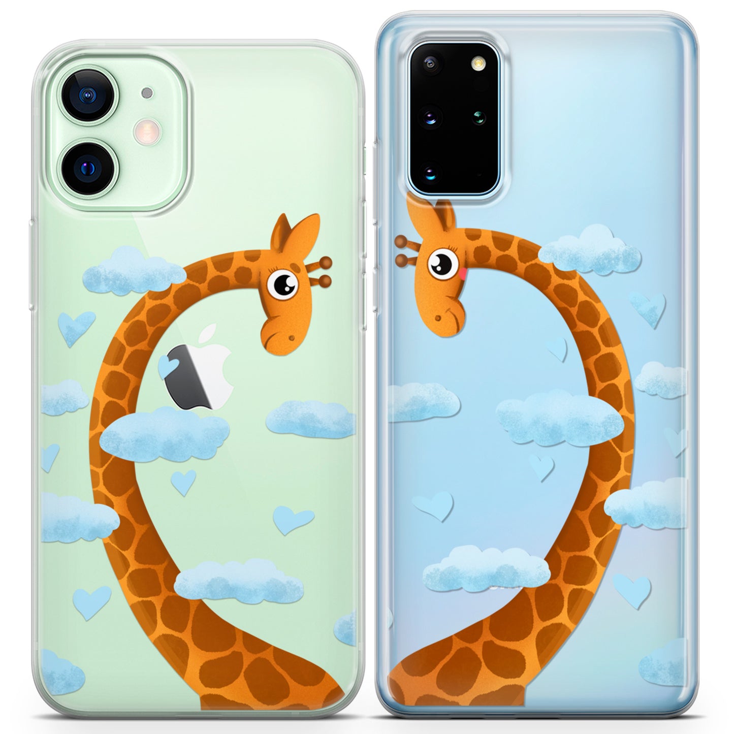 Cavka iPhone Couple Cases Adorable Giraffes