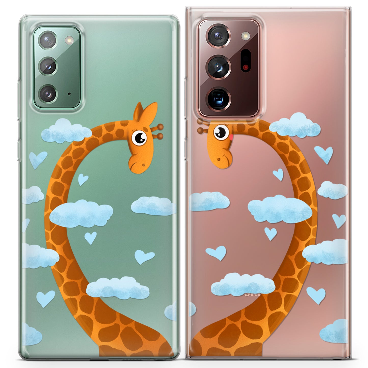 Cavka iPhone Couple Cases Adorable Giraffes