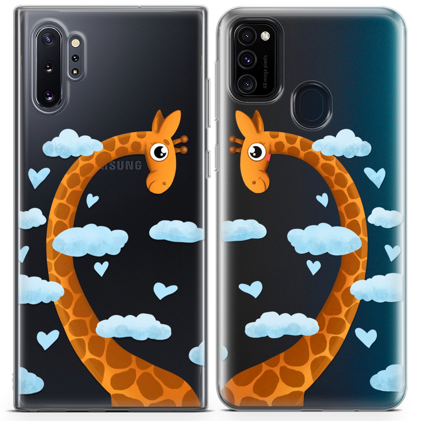 Cavka iPhone Couple Cases Adorable Giraffes