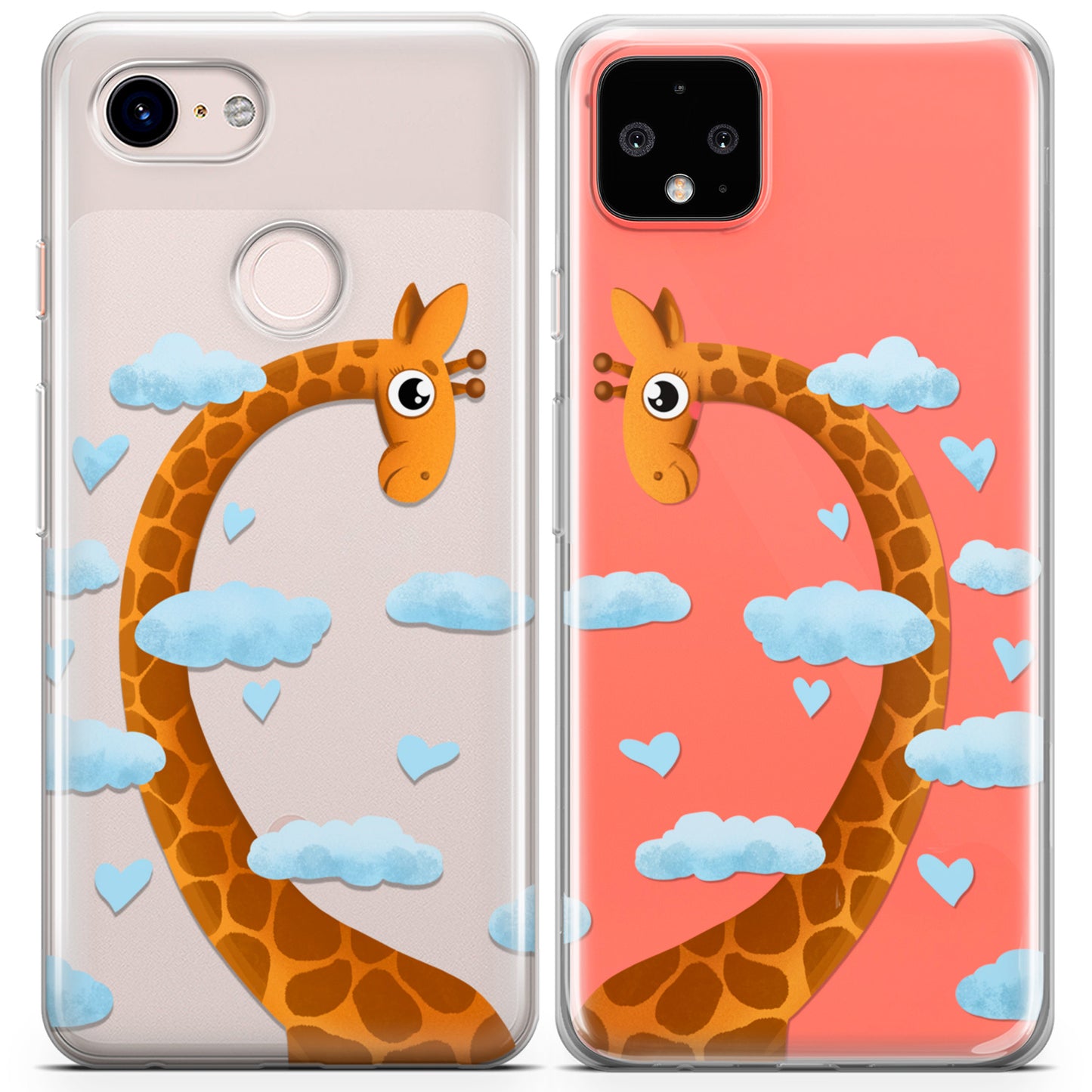 Cavka iPhone Couple Cases Adorable Giraffes