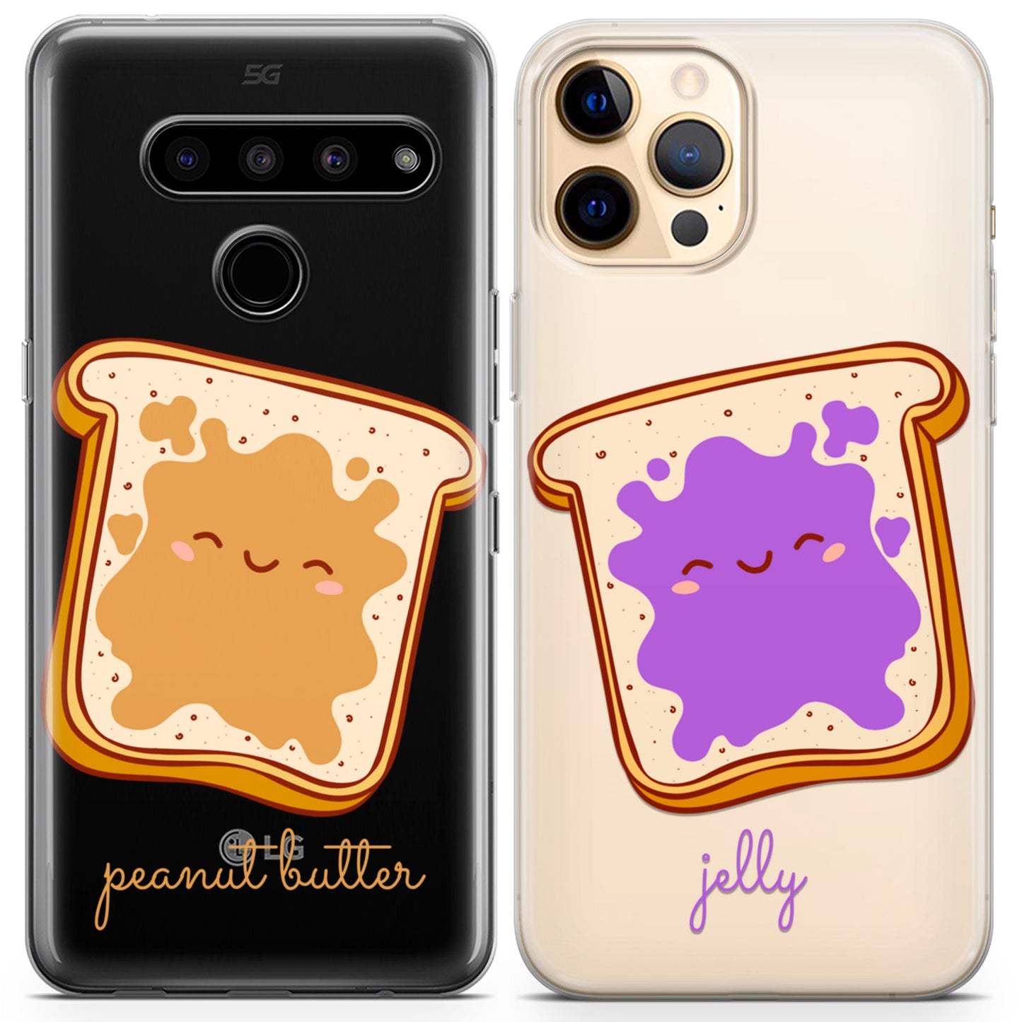 Cavka iPhone Couple Cases Peanut and Jelly