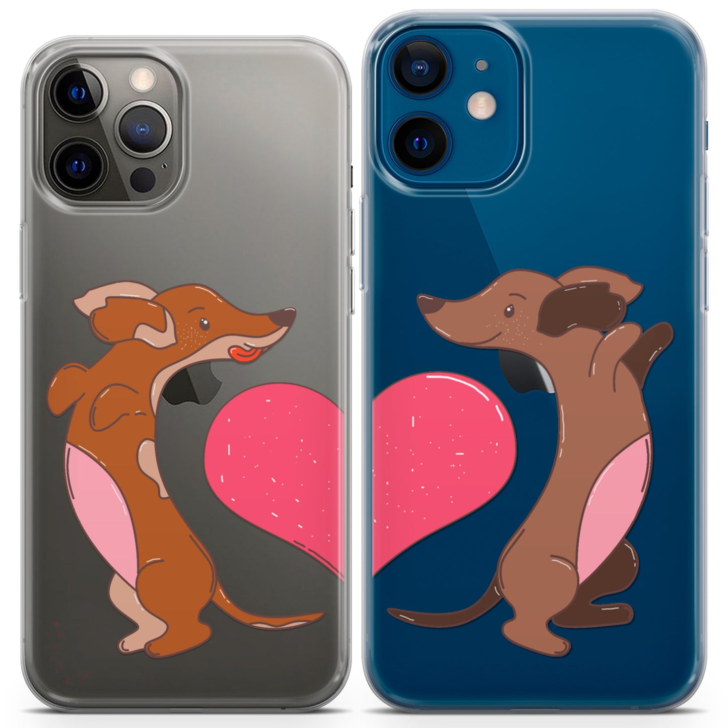 Cavka iPhone Couple Cases Cute Puppies