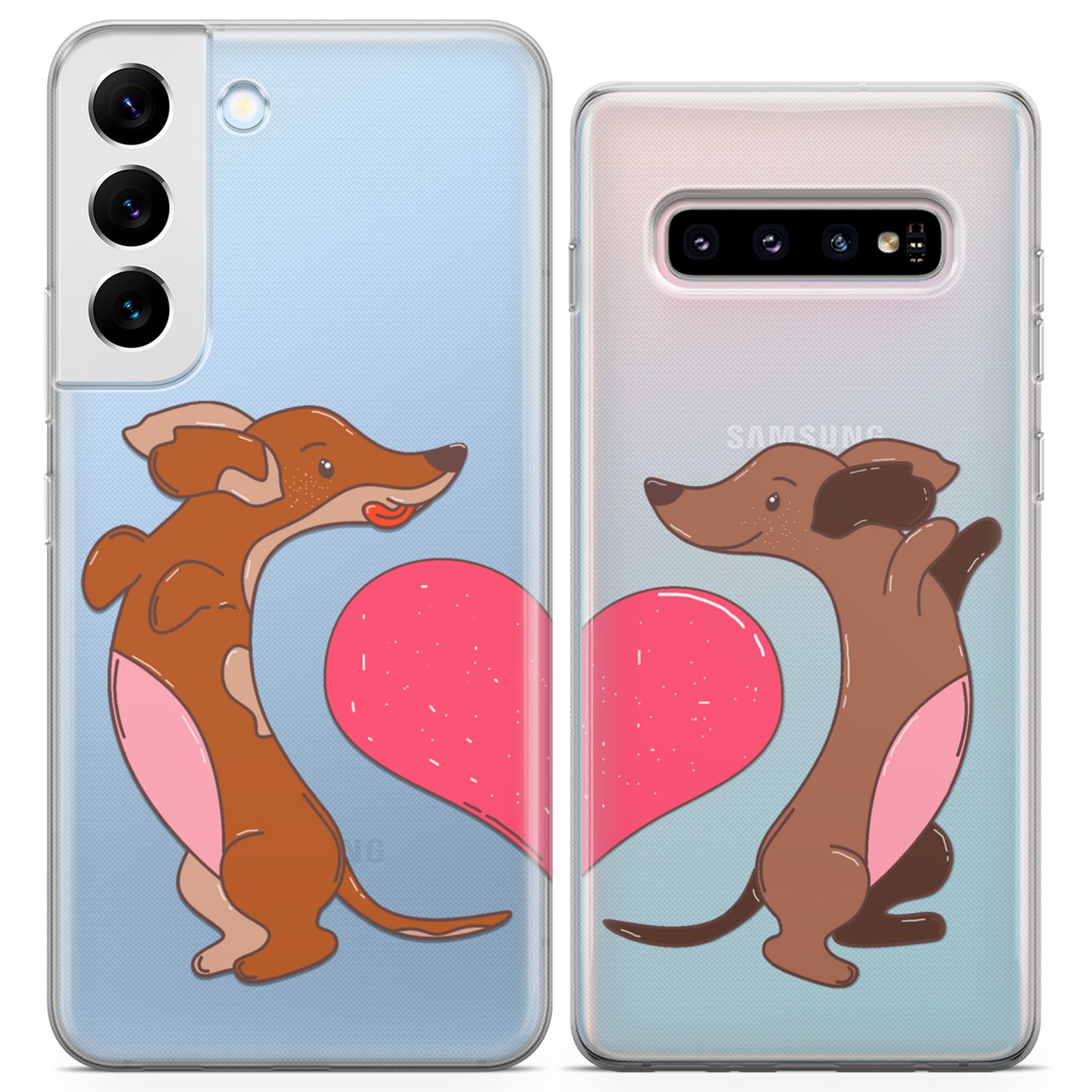 Cavka iPhone Couple Cases Cute Puppies