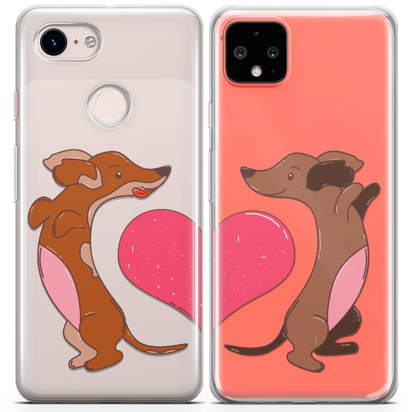 Cavka iPhone Couple Cases Cute Puppies