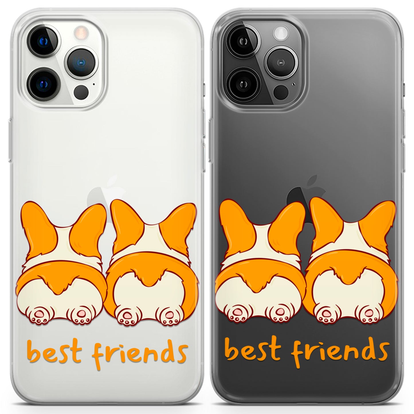 Cavka iPhone Couple Cases Corgis Butts