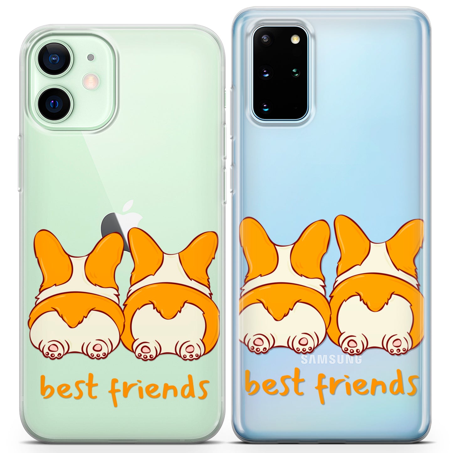 Cavka iPhone Couple Cases Corgis Butts