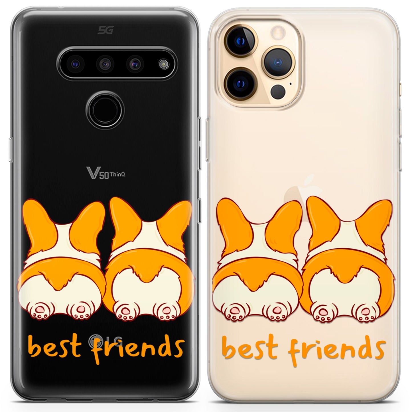 Cavka iPhone Couple Cases Corgis Butts