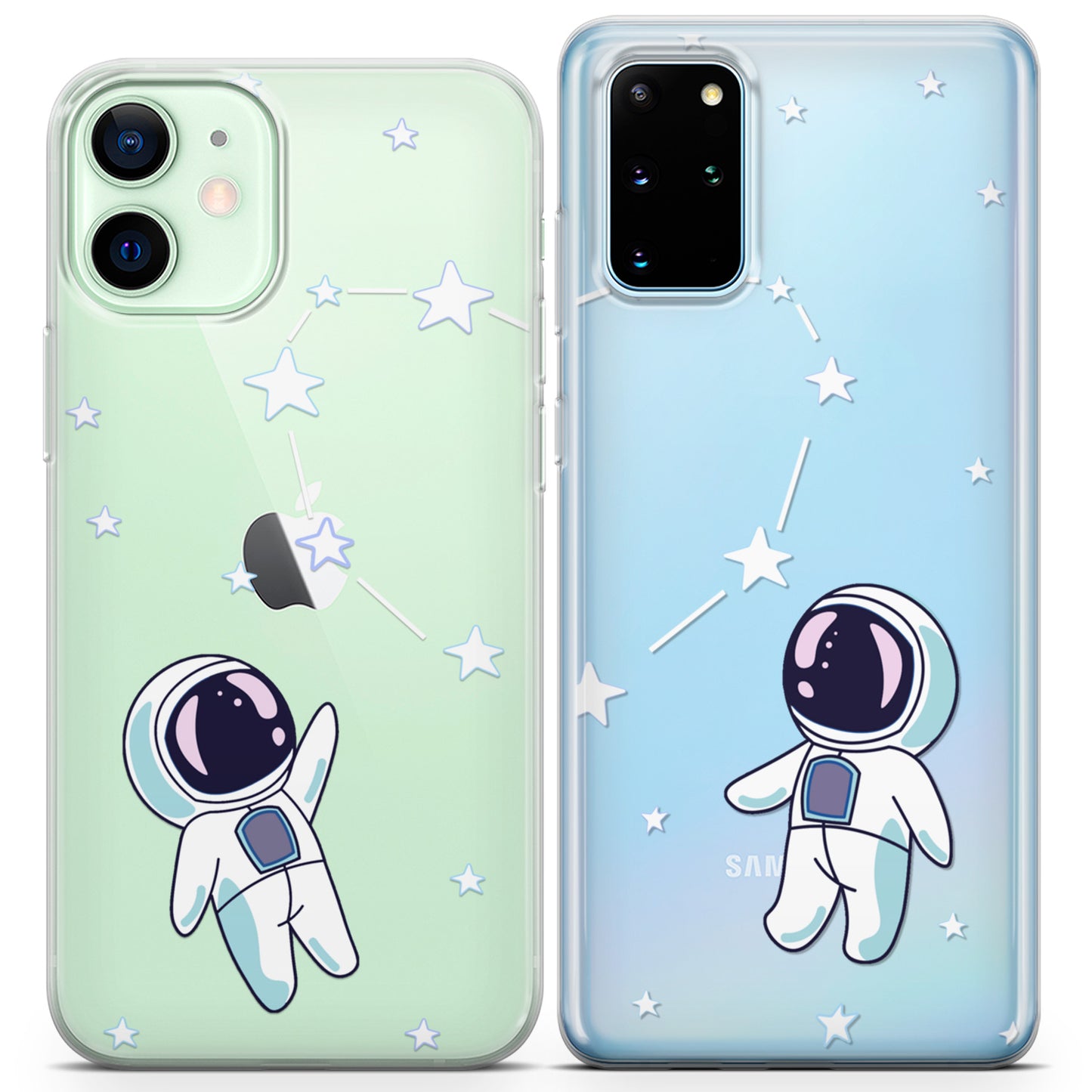 Cavka iPhone Couple Cases Space Love