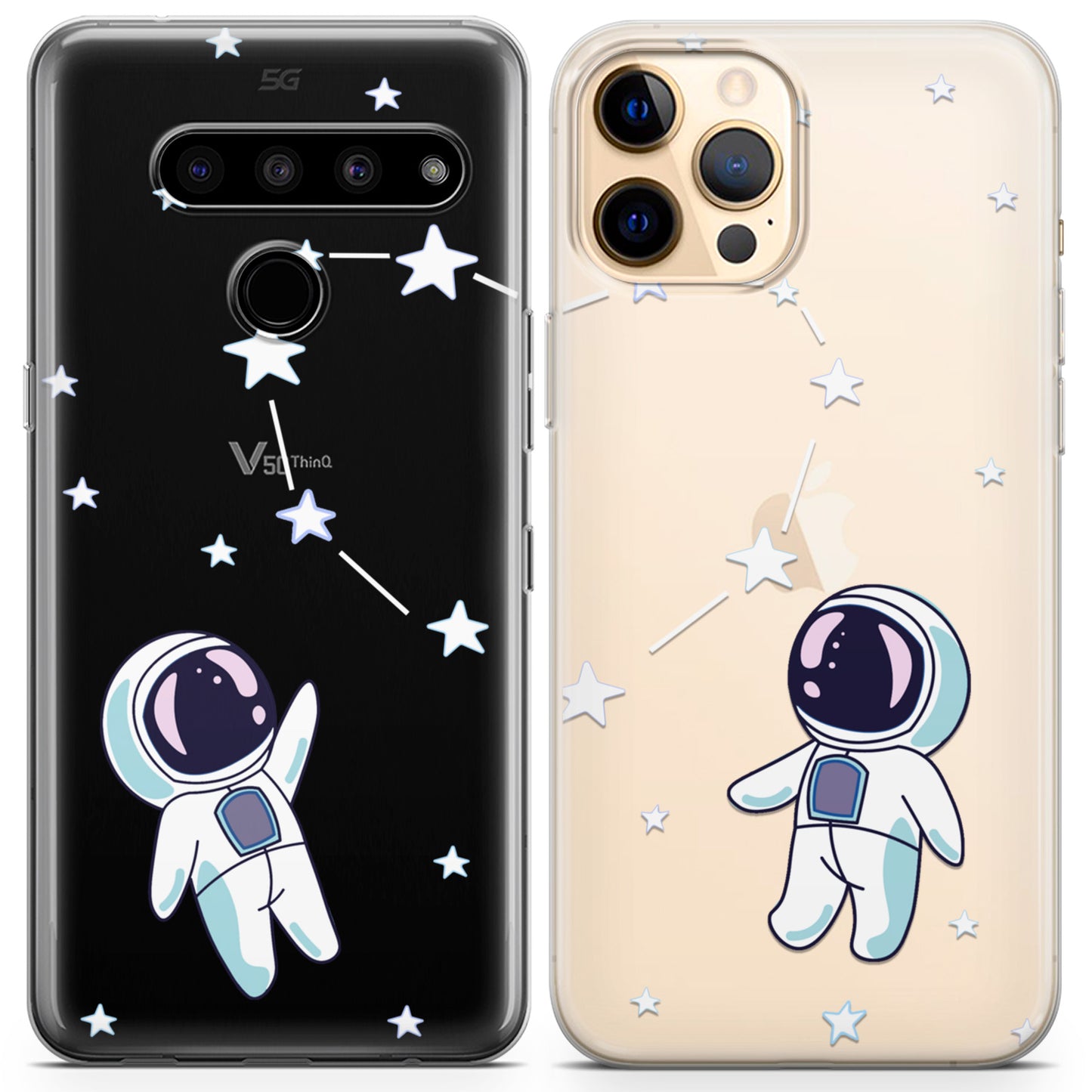 Cavka iPhone Couple Cases Space Love