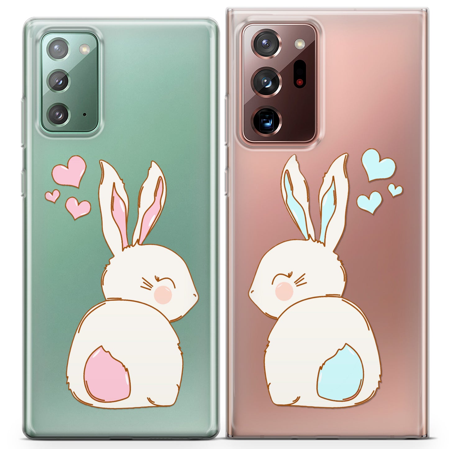 Cavka iPhone Couple Cases Cute Bunnies