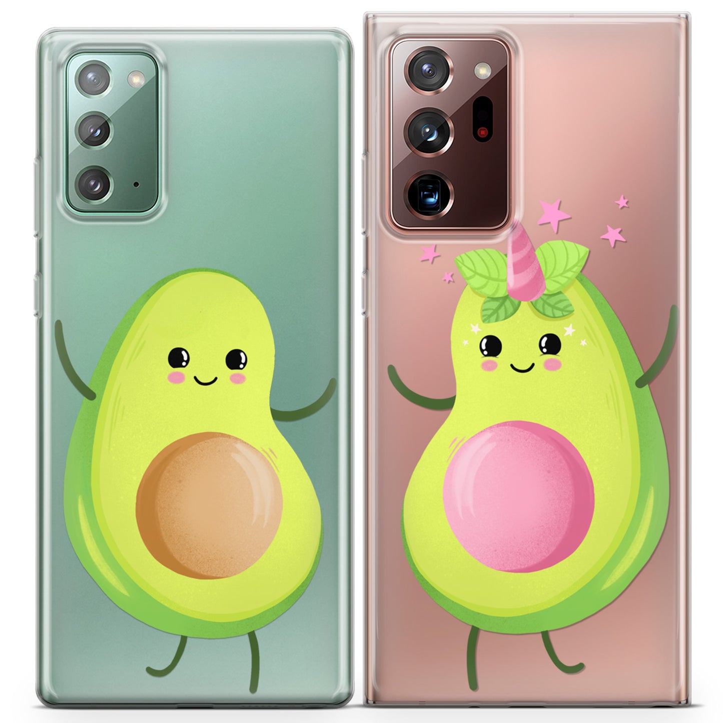 Cavka iPhone Couple Cases Avocado Unicorn