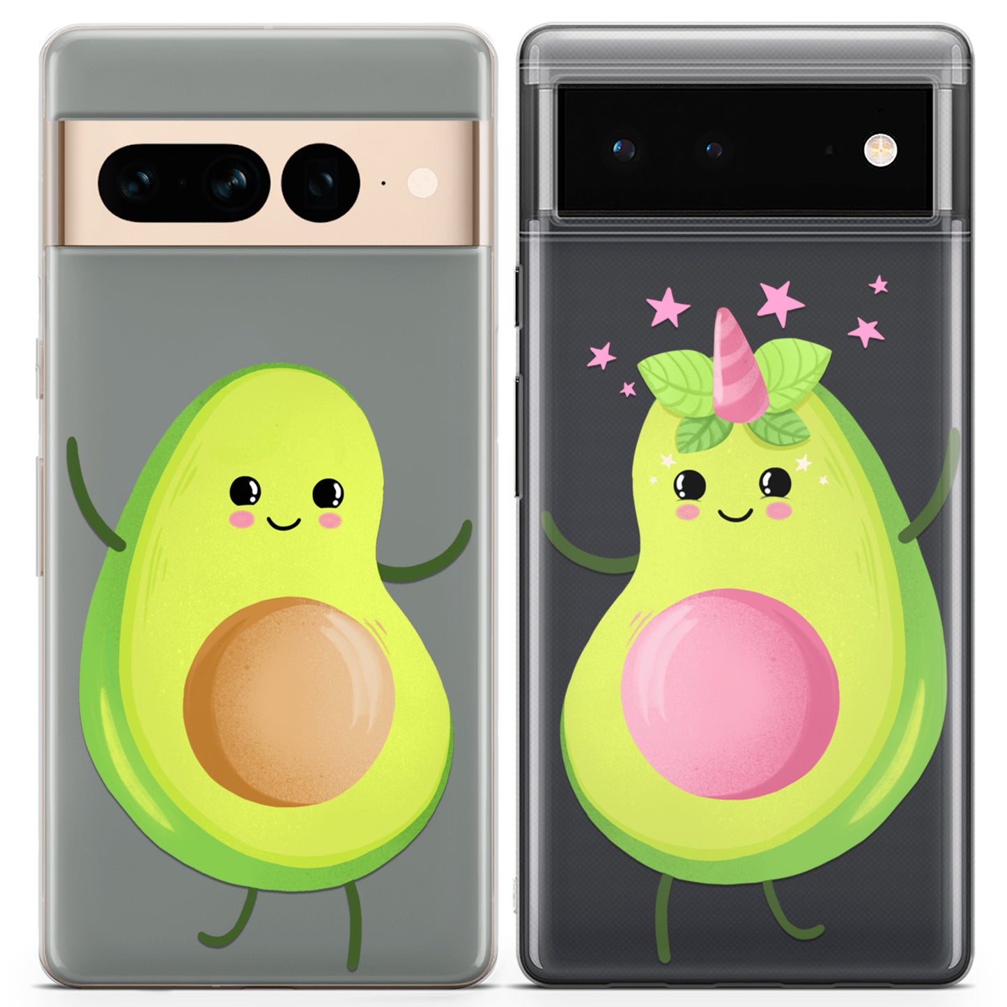 Cavka iPhone Couple Cases Avocado Unicorn