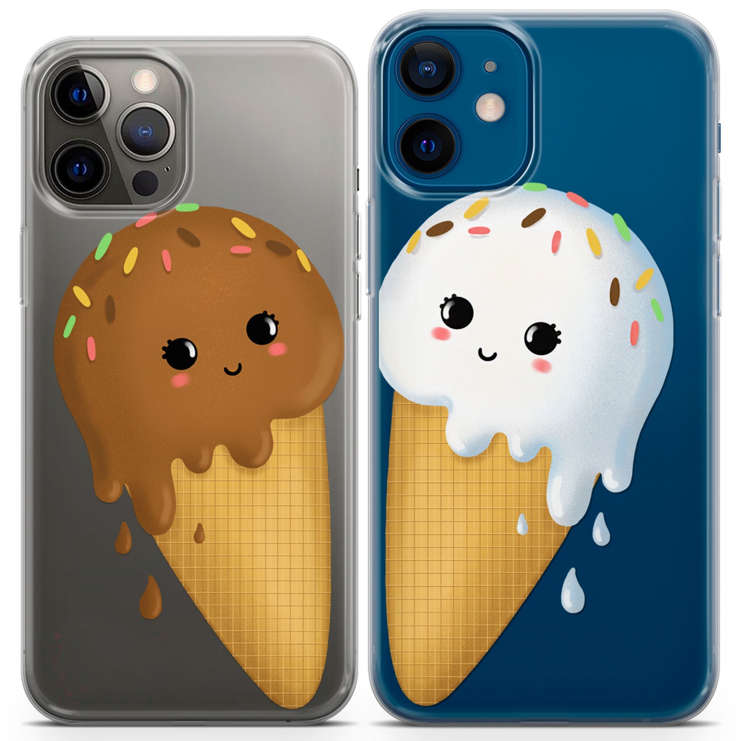 Cavka iPhone Couple Cases Sweet Ice Cream