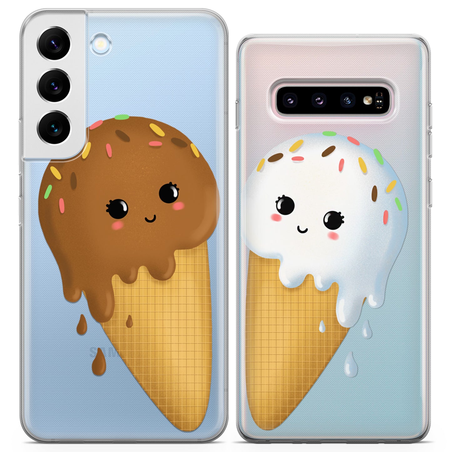 Cavka iPhone Couple Cases Sweet Ice Cream