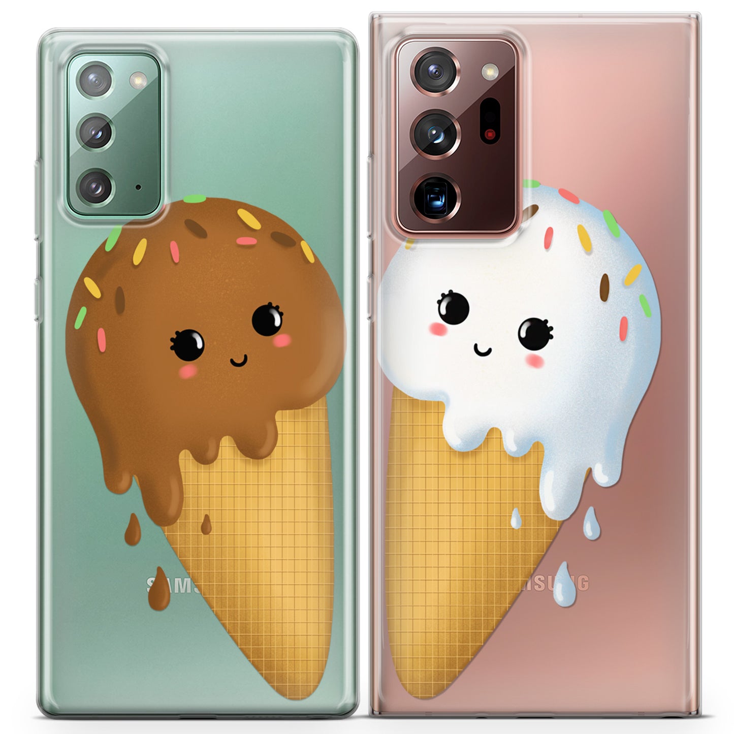 Cavka iPhone Couple Cases Sweet Ice Cream