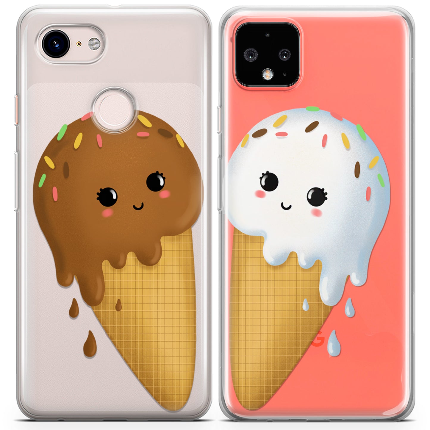 Cavka iPhone Couple Cases Sweet Ice Cream