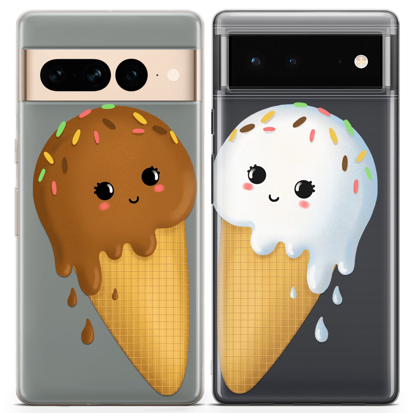 Cavka iPhone Couple Cases Sweet Ice Cream