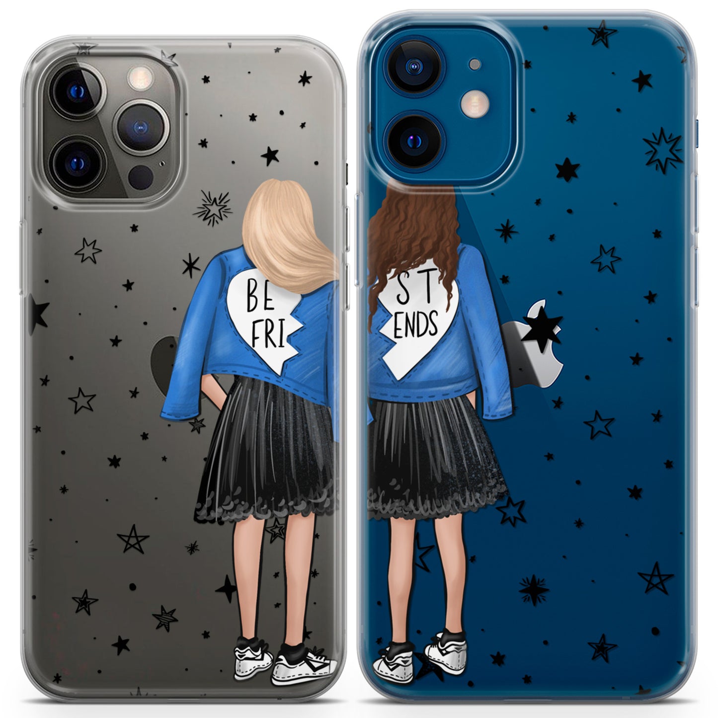 Cavka iPhone Couple Cases Best Friends Bestie