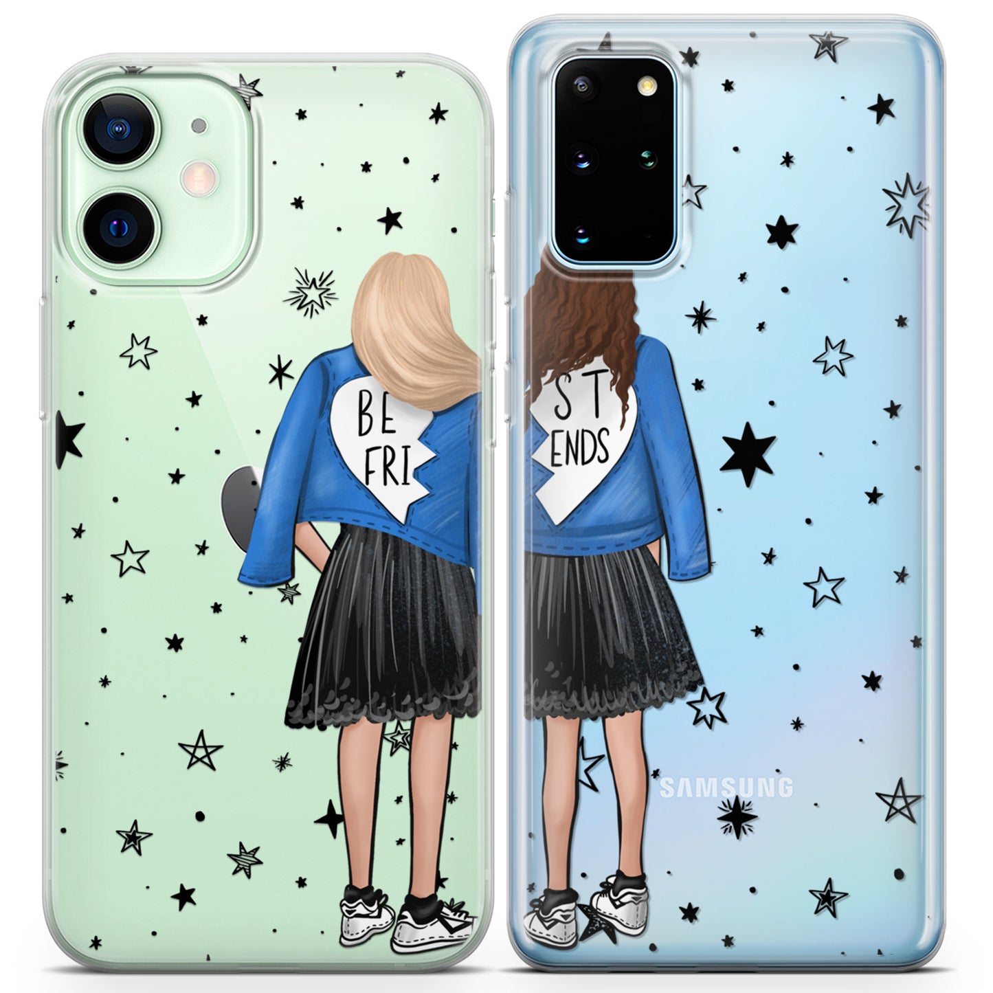 Cavka iPhone Couple Cases Best Friends Bestie