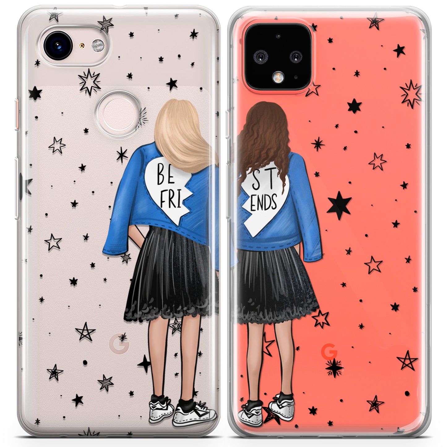 Cavka iPhone Couple Cases Best Friends Bestie