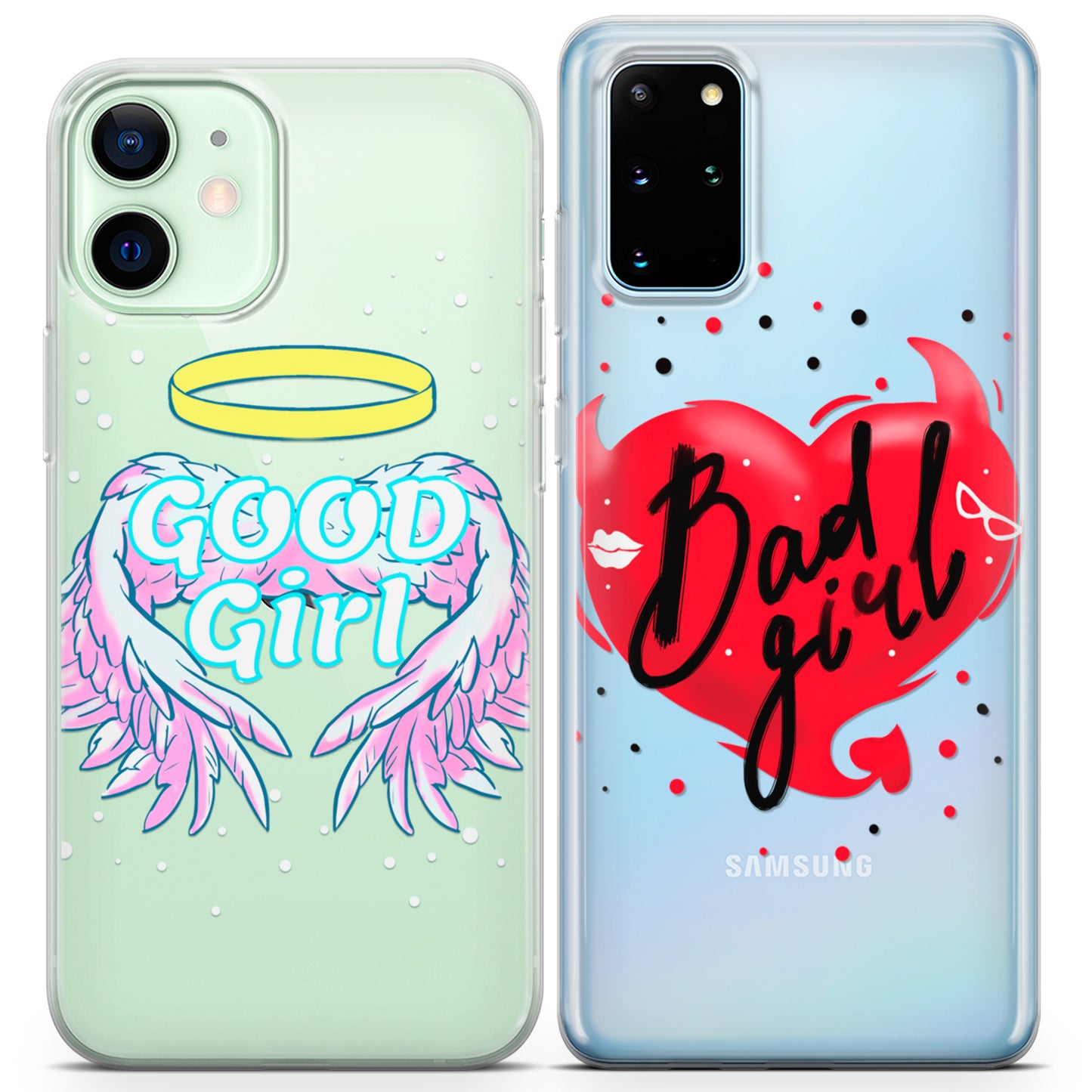 Cavka iPhone Couple Cases Good Girl & Bad Girl