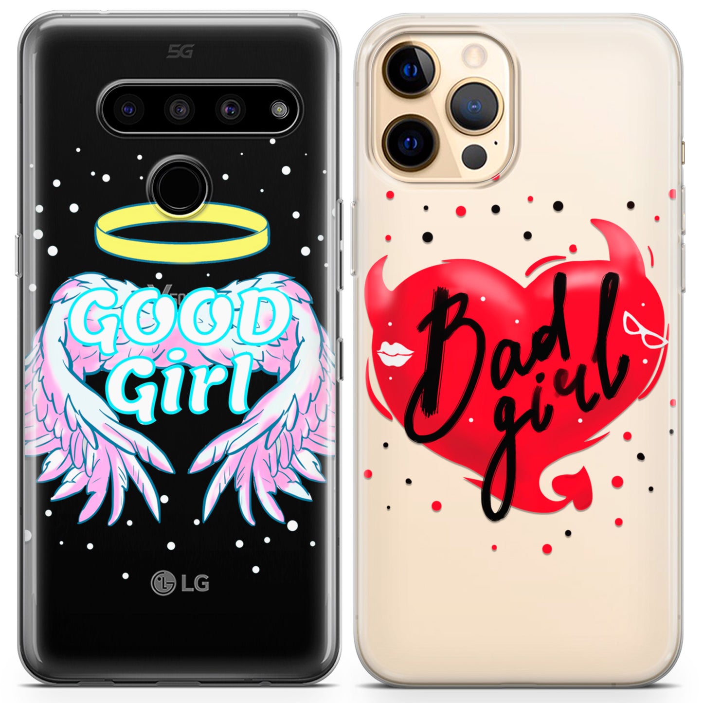 Cavka iPhone Couple Cases Good Girl & Bad Girl