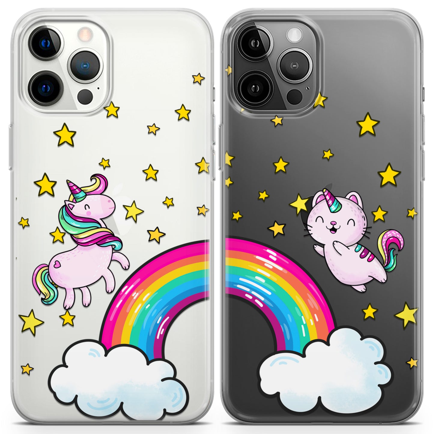 Cavka iPhone Couple Cases Magic Unicorns