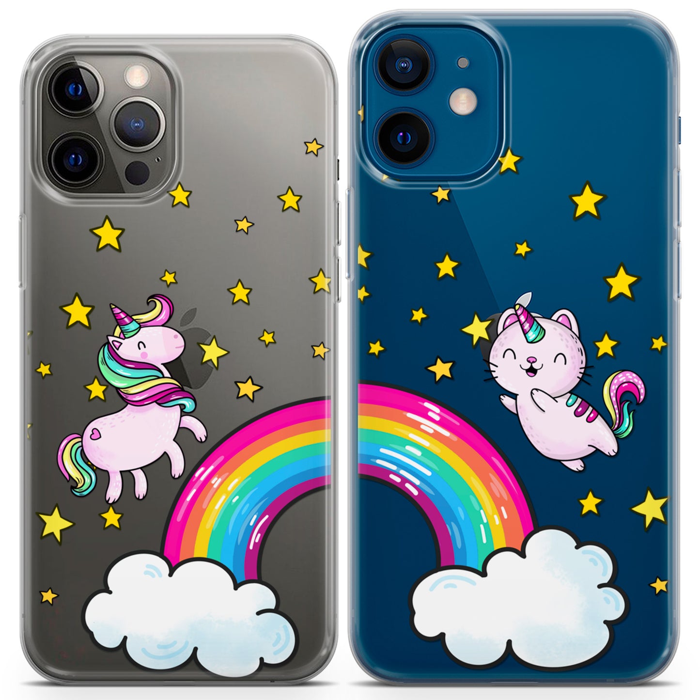 Cavka iPhone Couple Cases Magic Unicorns