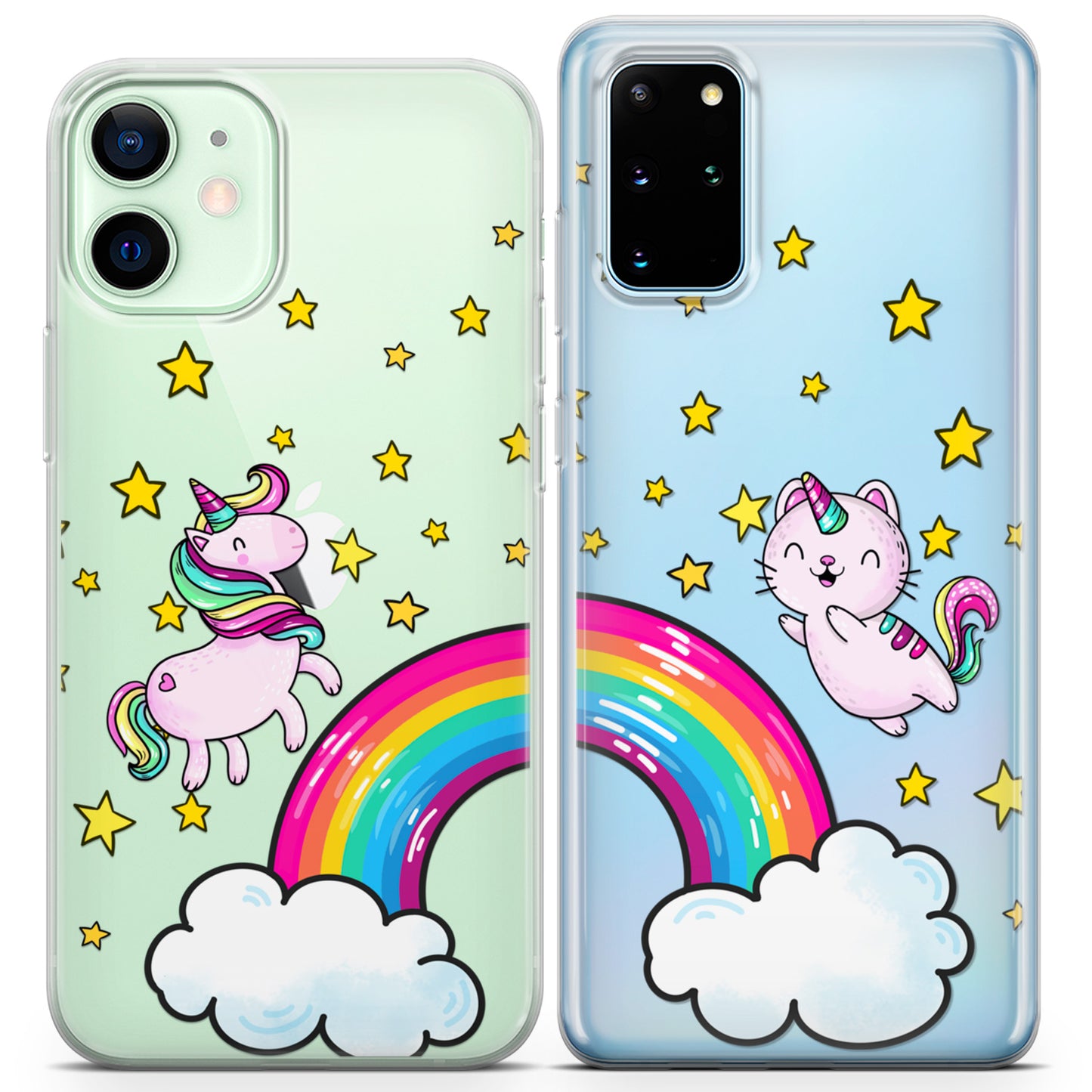 Cavka iPhone Couple Cases Magic Unicorns