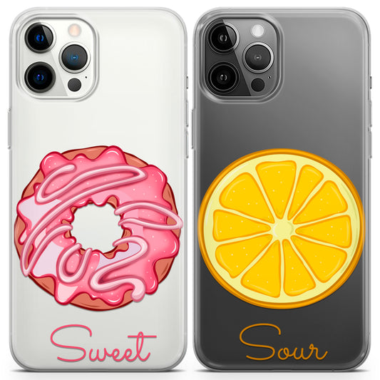 Cavka iPhone Couple Cases Donut and Lemon