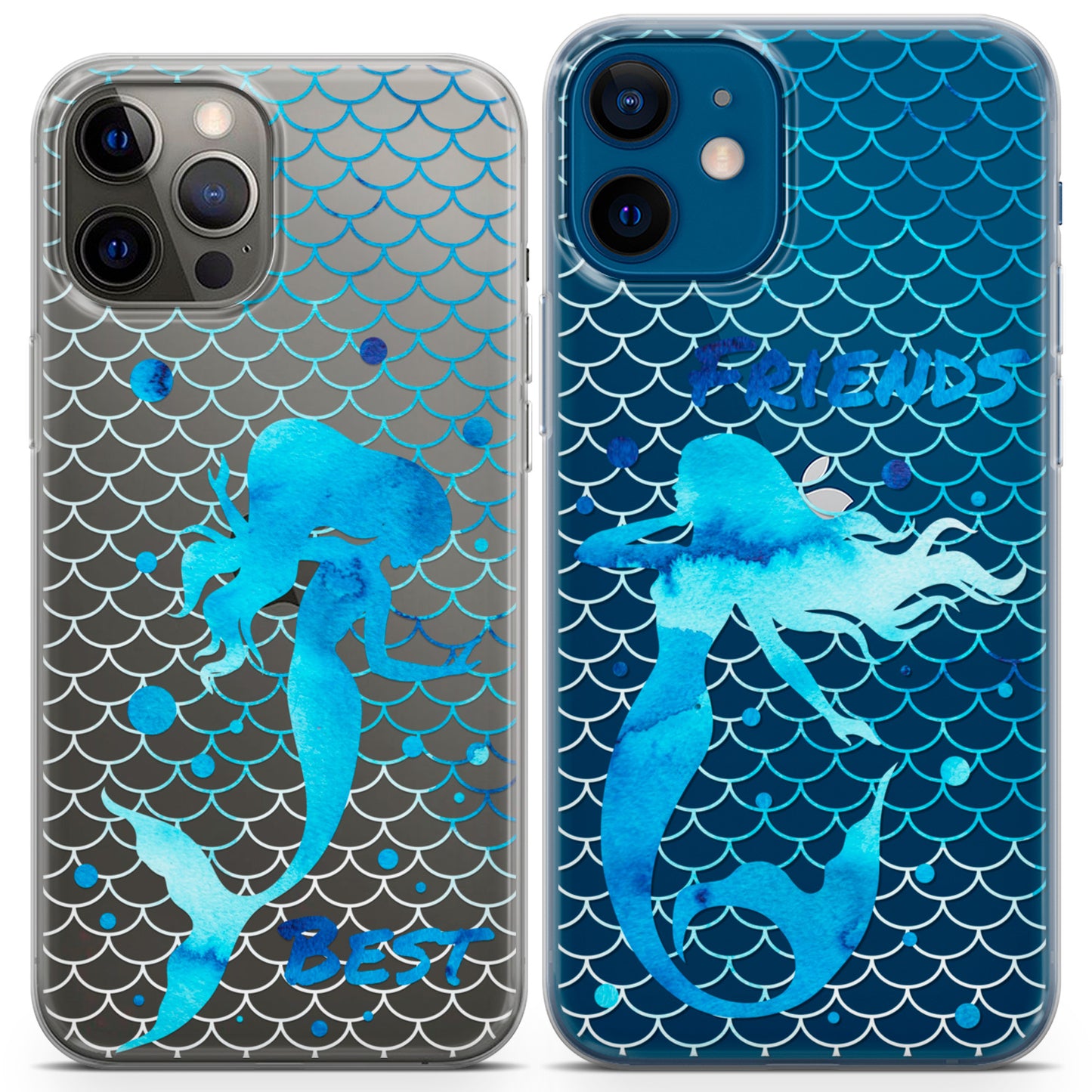 Cavka iPhone Couple Cases Mermaid Friends