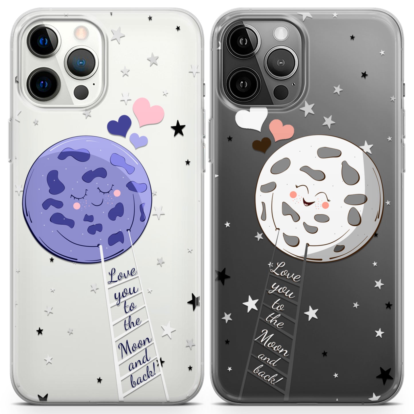 Cavka iPhone Couple Cases Love You to the Moon and Back