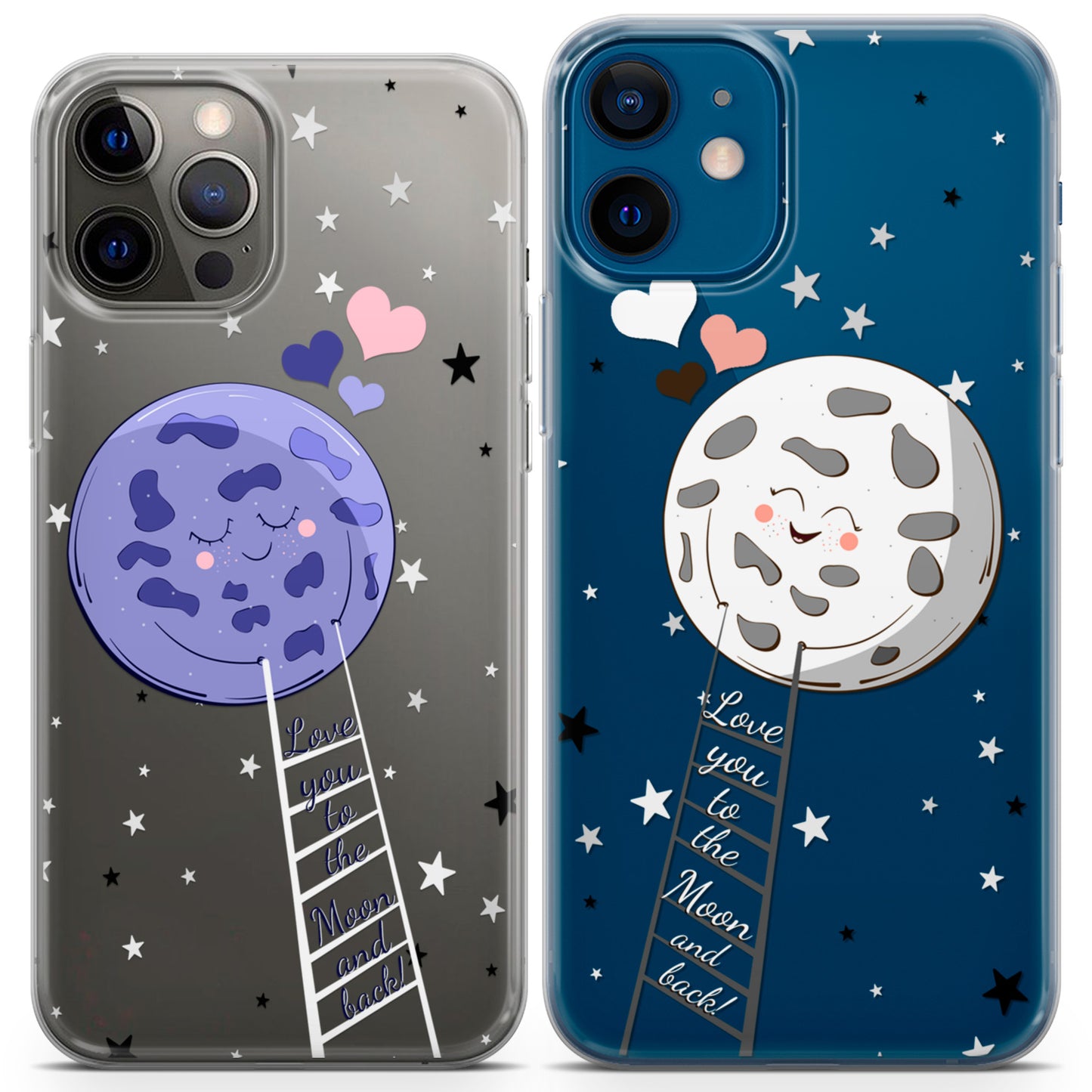 Cavka iPhone Couple Cases Love You to the Moon and Back