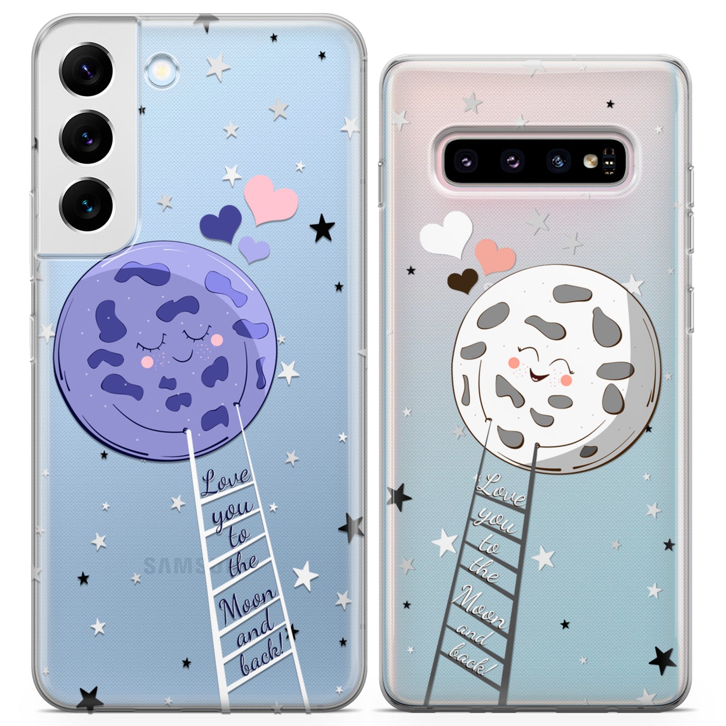 Cavka iPhone Couple Cases Love You to the Moon and Back