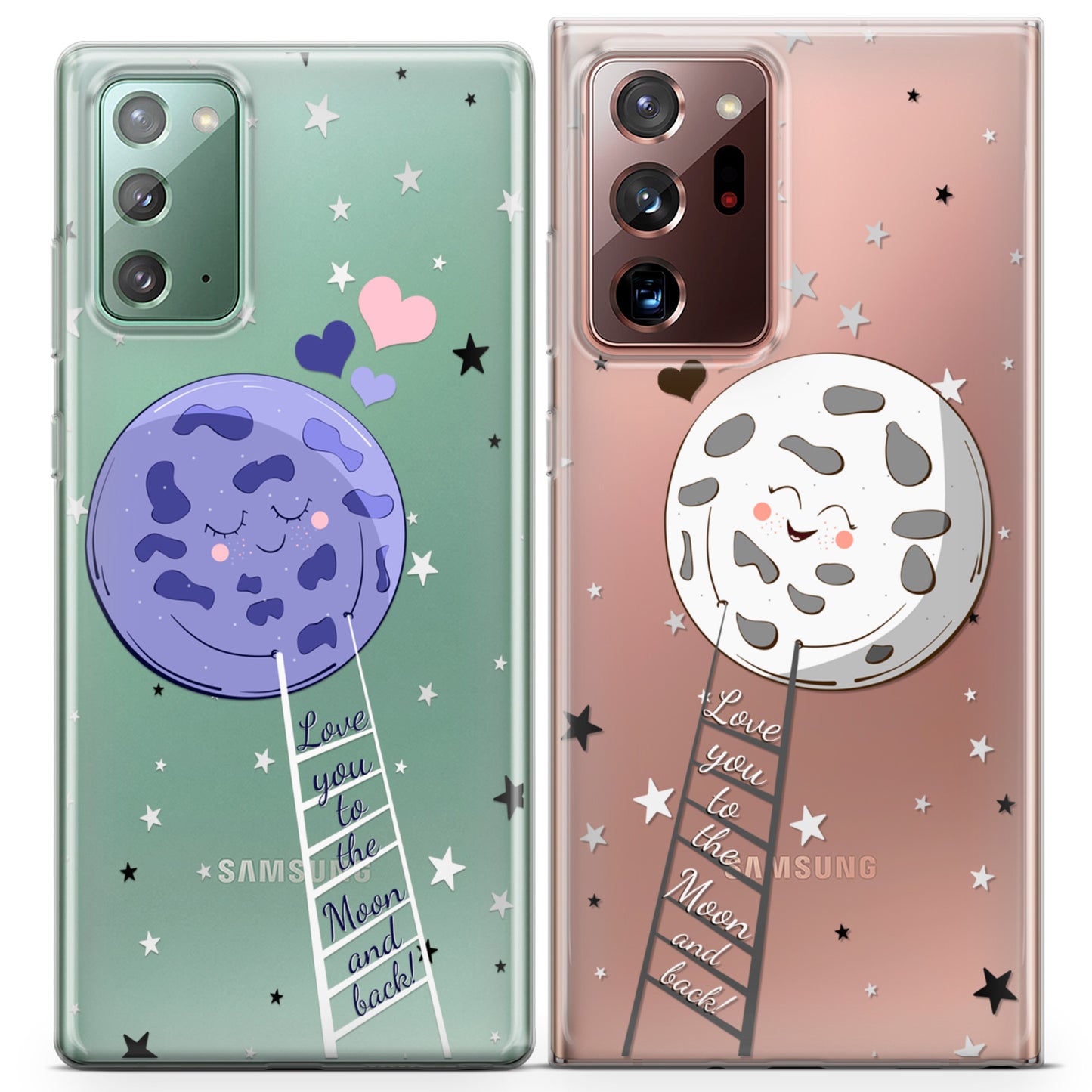 Cavka iPhone Couple Cases Love You to the Moon and Back