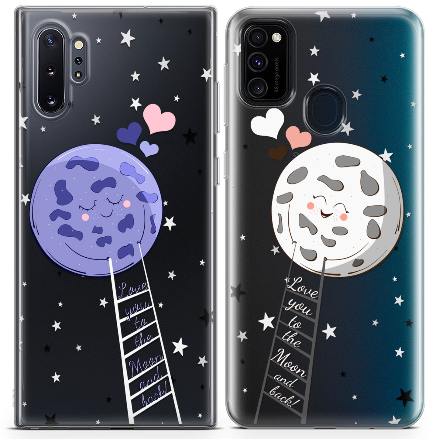 Cavka iPhone Couple Cases Love You to the Moon and Back