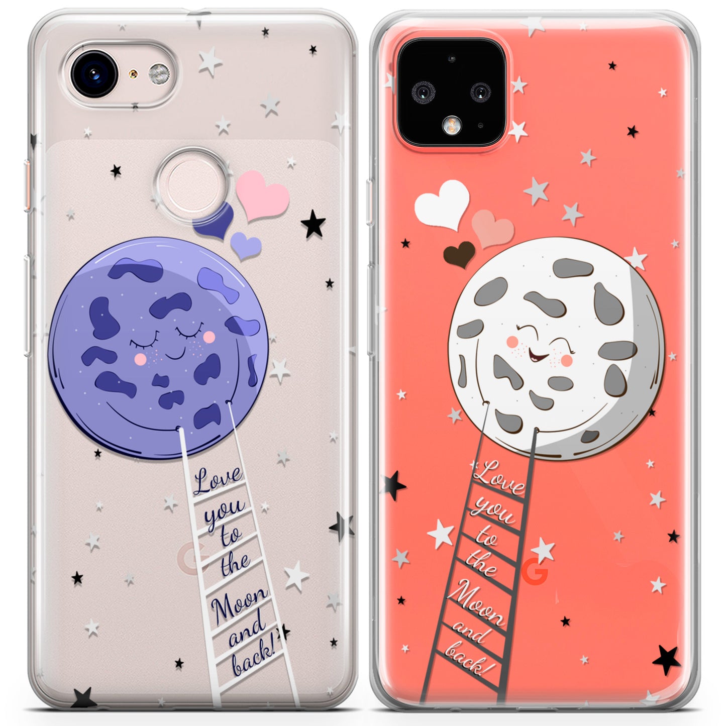 Cavka iPhone Couple Cases Love You to the Moon and Back