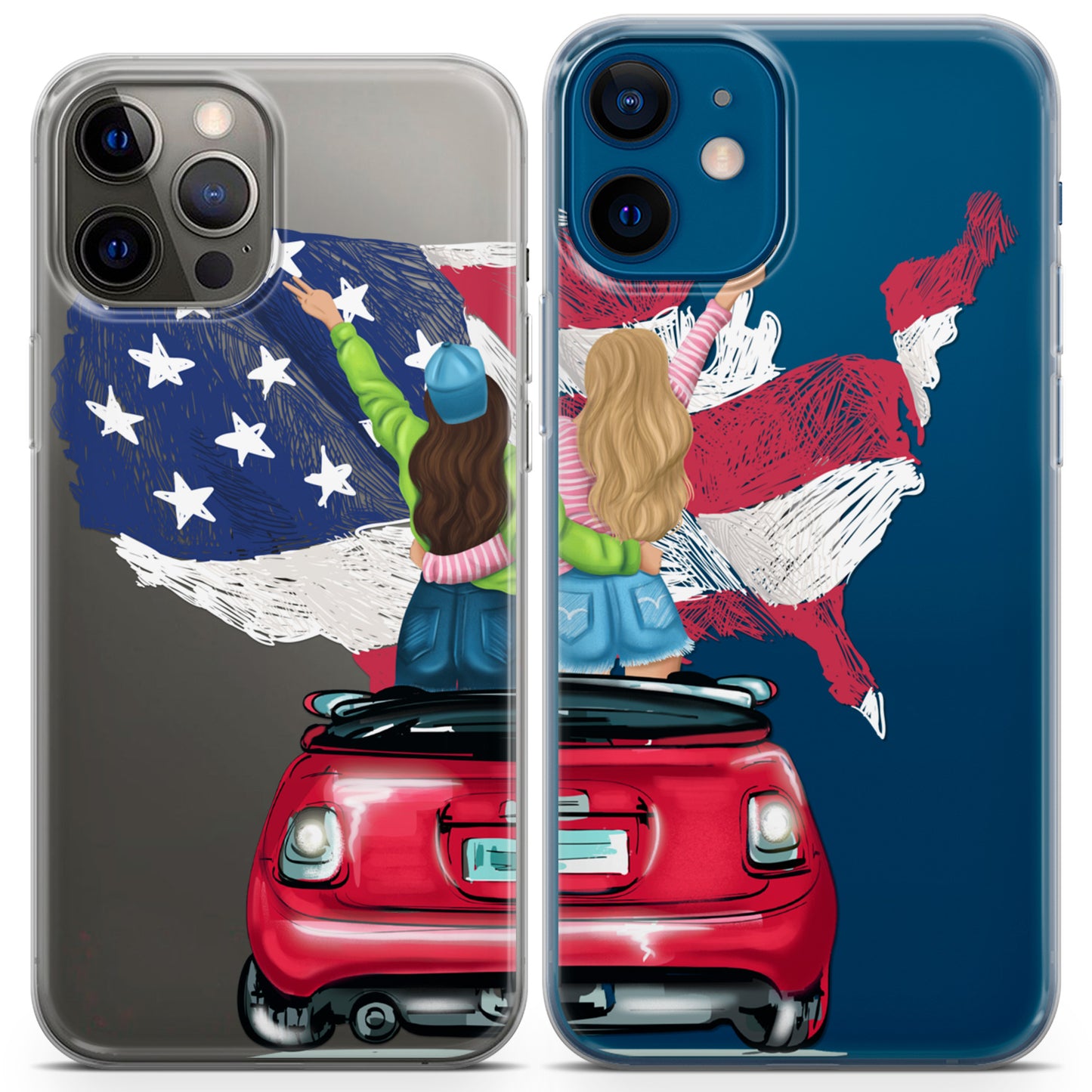 Cavka iPhone Couple Cases American Girls