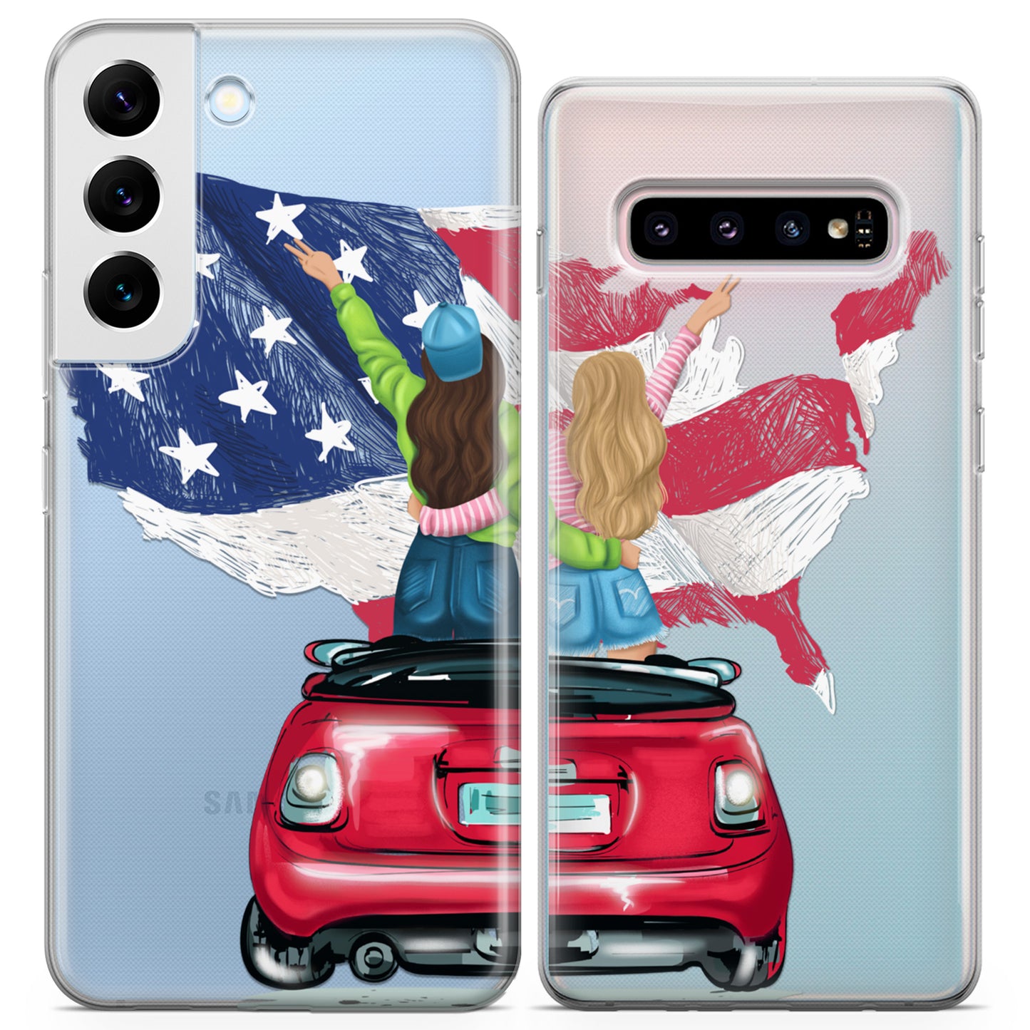 Cavka iPhone Couple Cases American Girls