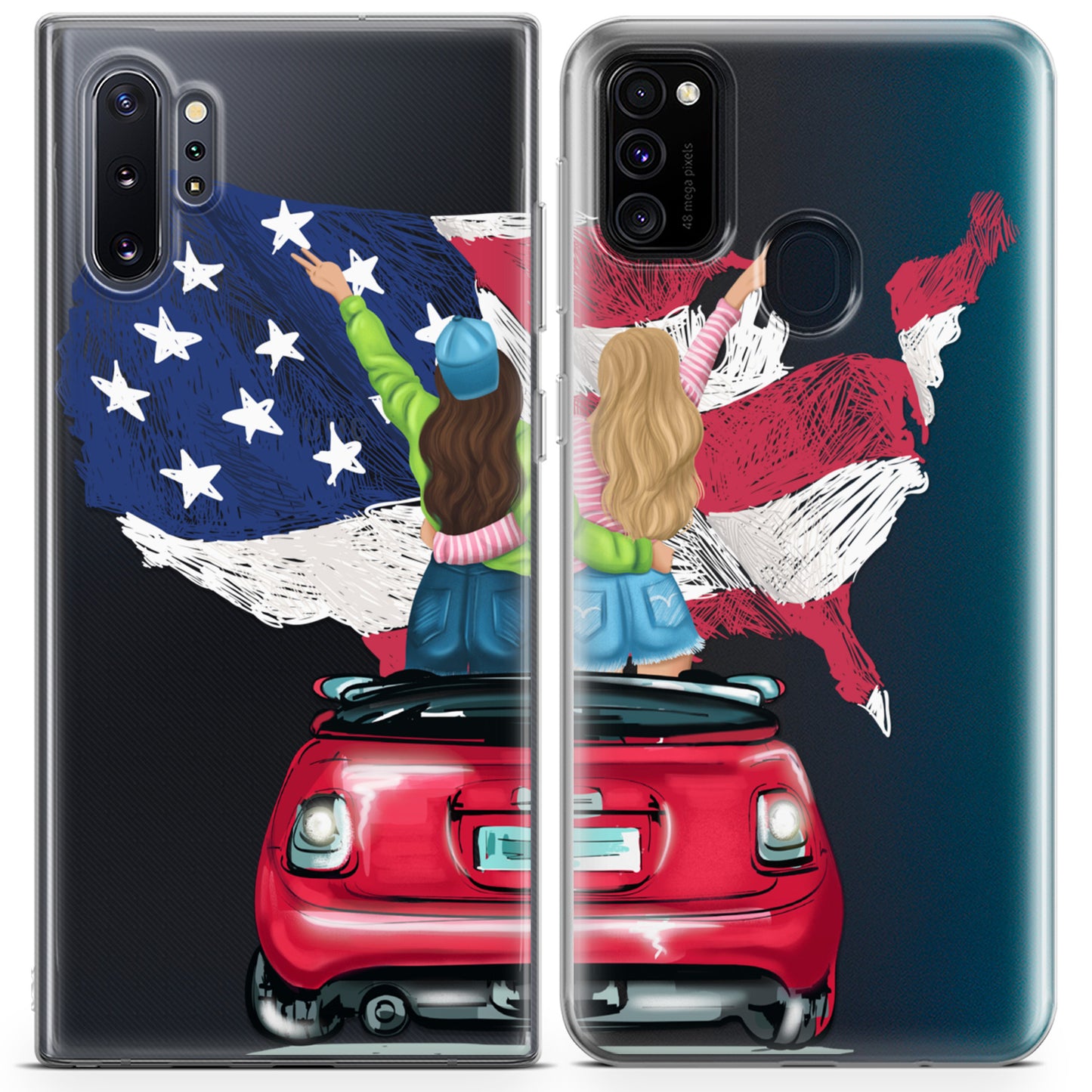 Cavka iPhone Couple Cases American Girls