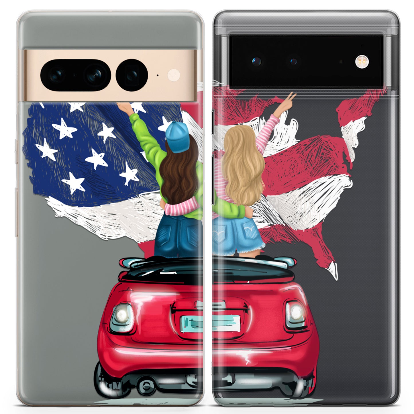 Cavka iPhone Couple Cases American Girls