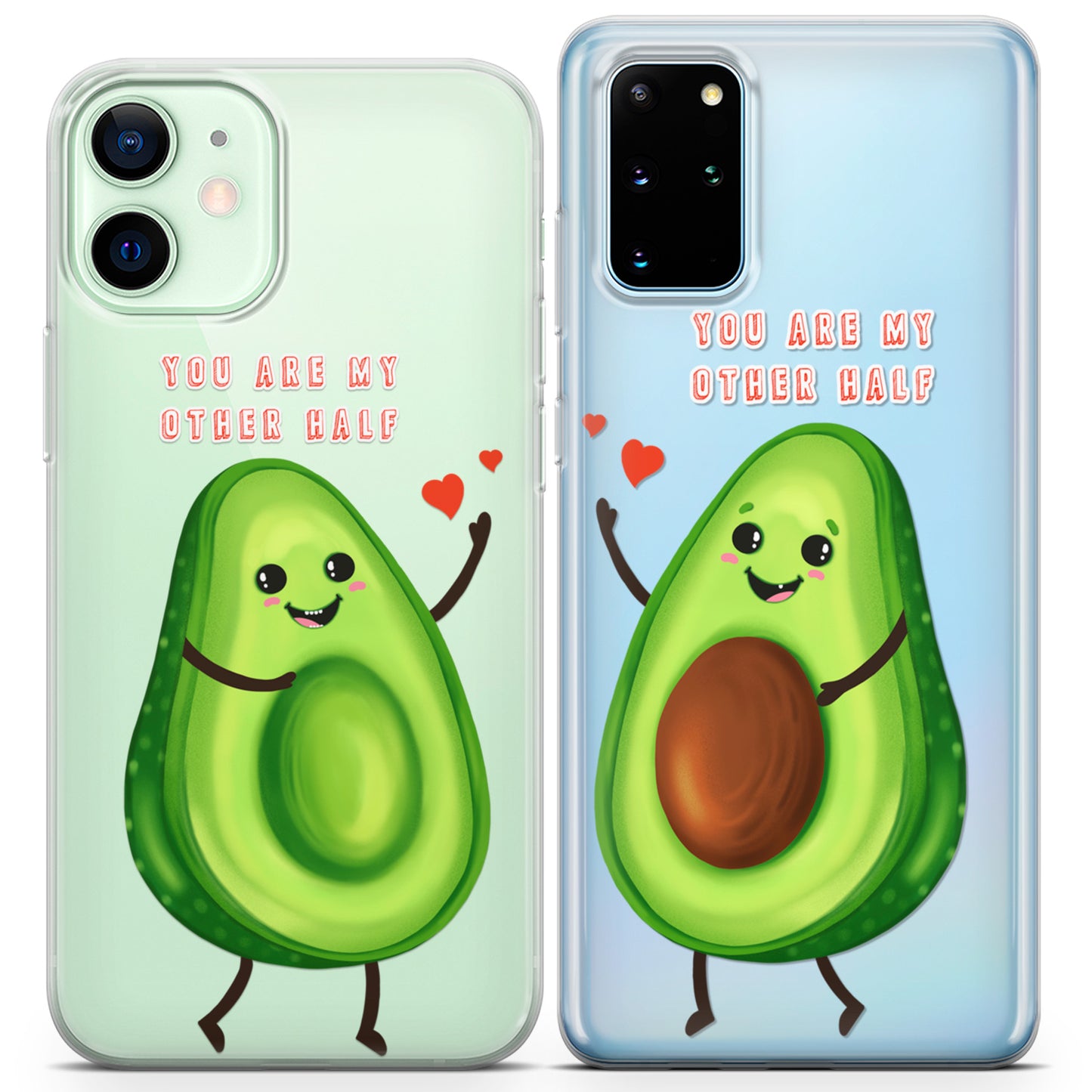 Cavka iPhone Couple Cases Avocado Halves Cute