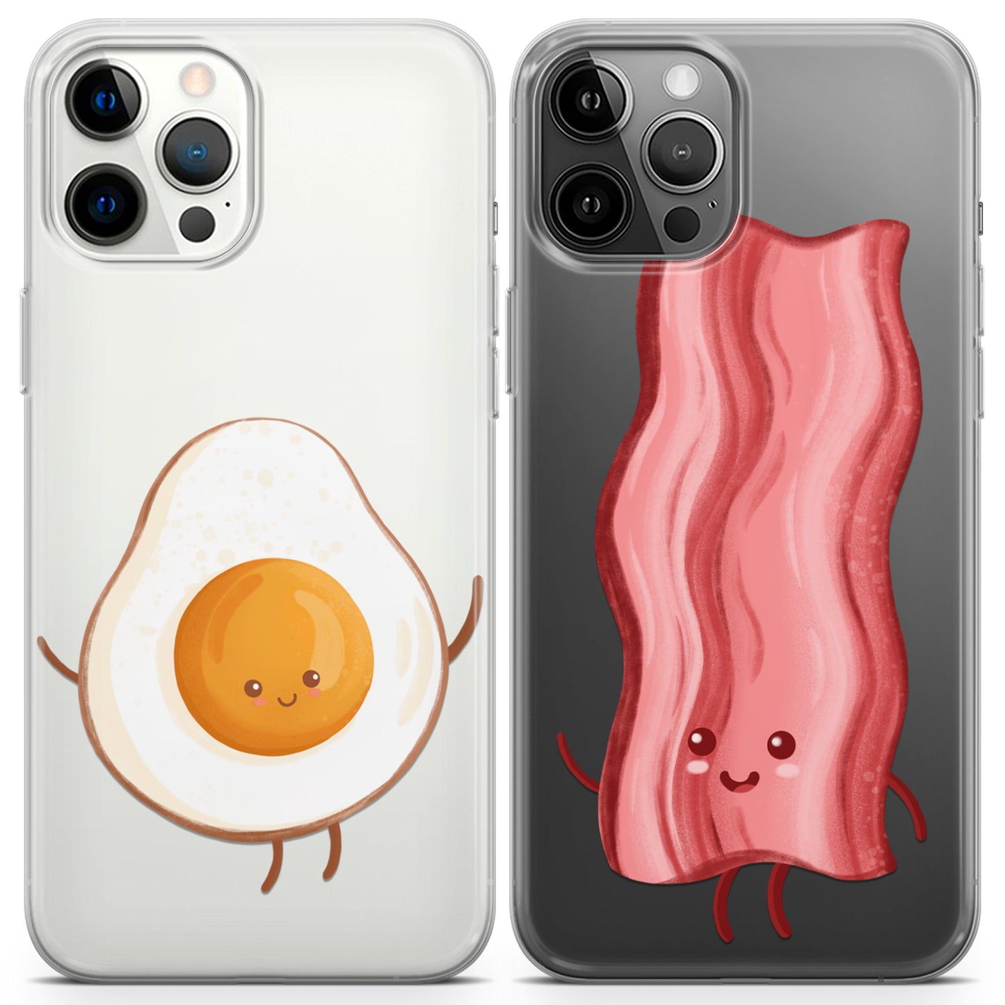 Cavka iPhone Couple Cases Egg and Bacon