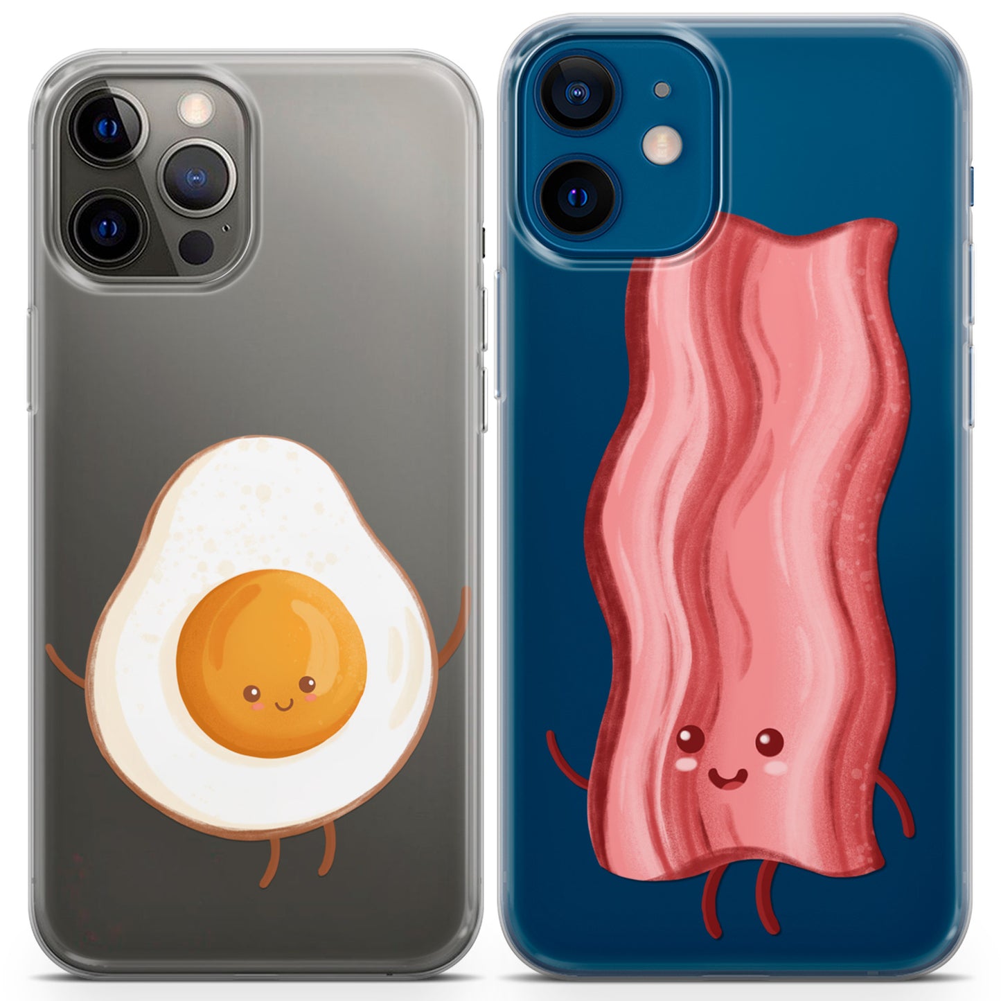 Cavka iPhone Couple Cases Egg and Bacon