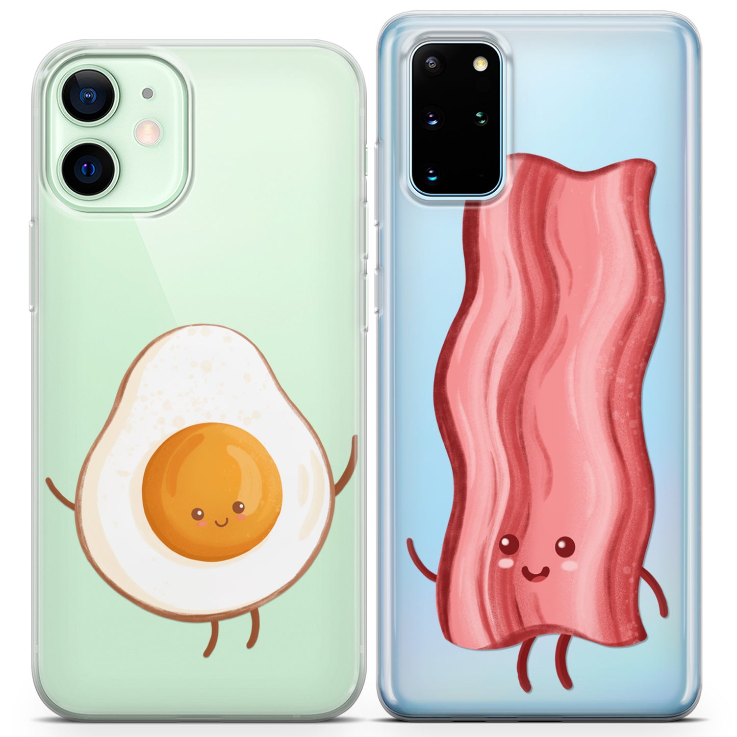 Cavka iPhone Couple Cases Egg and Bacon