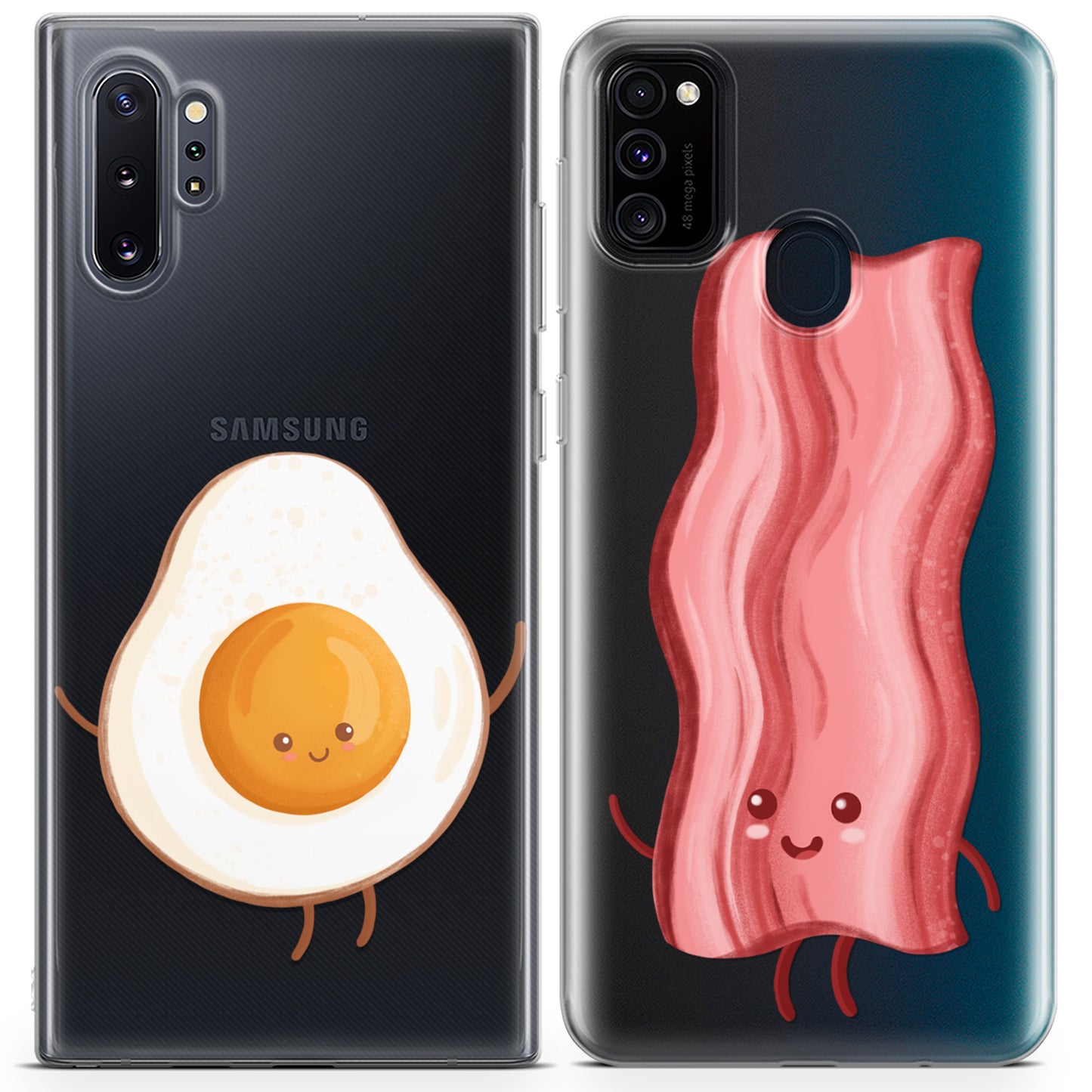 Cavka iPhone Couple Cases Egg and Bacon