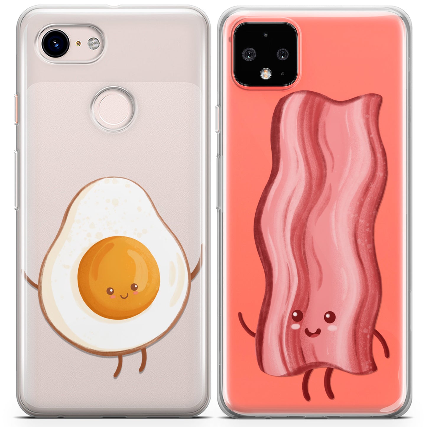 Cavka iPhone Couple Cases Egg and Bacon