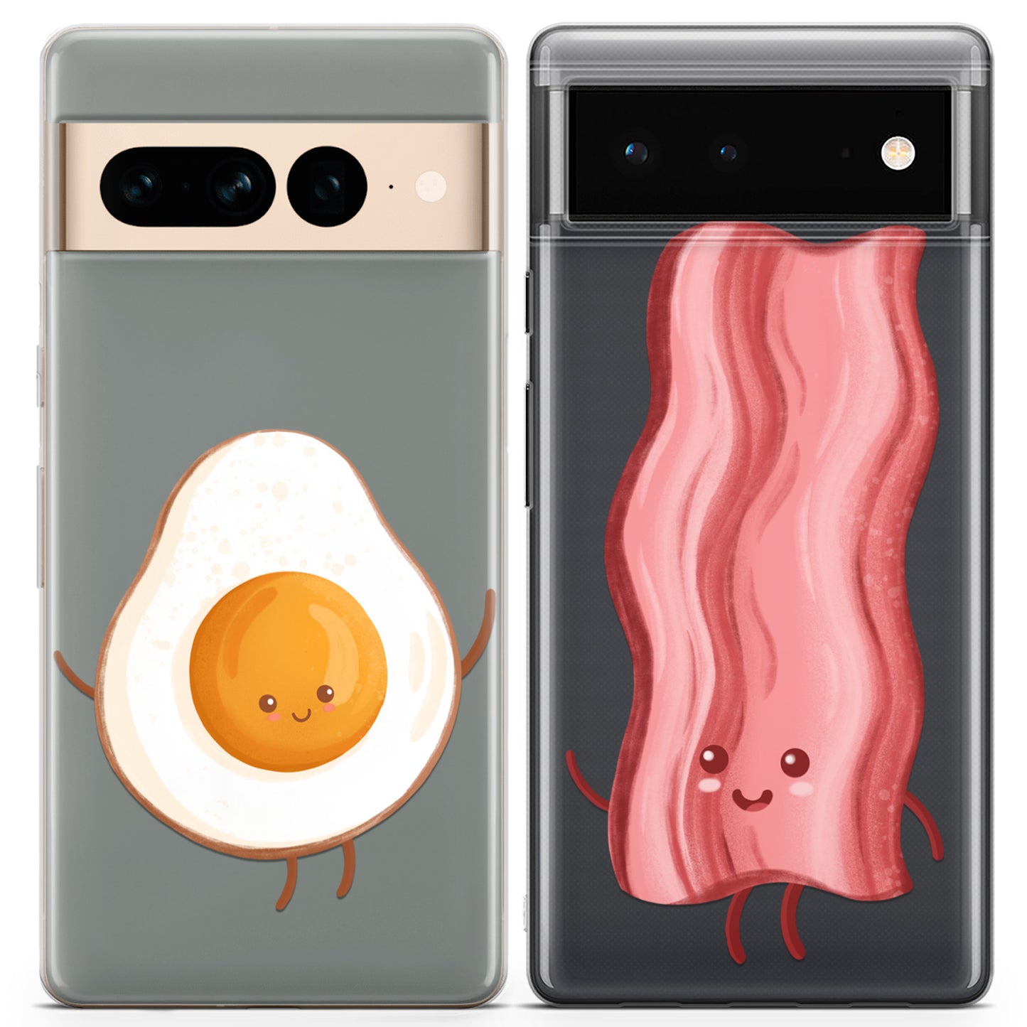 Cavka iPhone Couple Cases Egg and Bacon