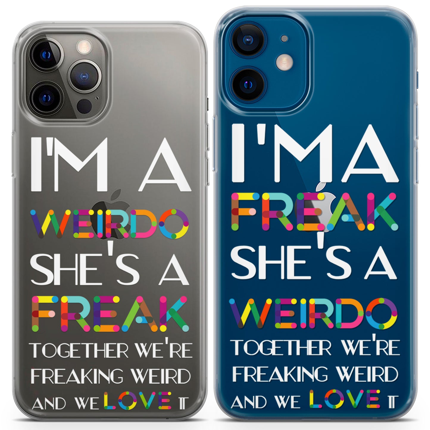 Cavka iPhone Couple Cases Weirdo Friends